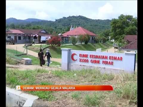Demam, meracau gejala Malaria