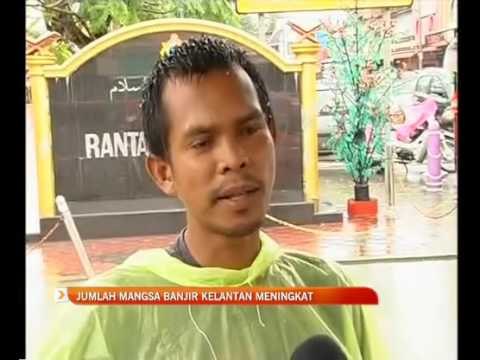 Jumlah mangsa banjir Kelantan meningkat