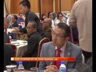 KDN tetapkan KPI 38, skor sasaran 138