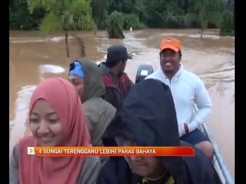 Empat sungai Terengganu lebihi paras bahaya