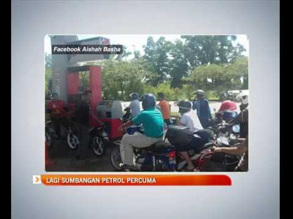 Lagi sumbangan petrol percuma