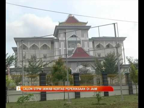 Calon STPM jawab kertas peperiksaan di JAIM