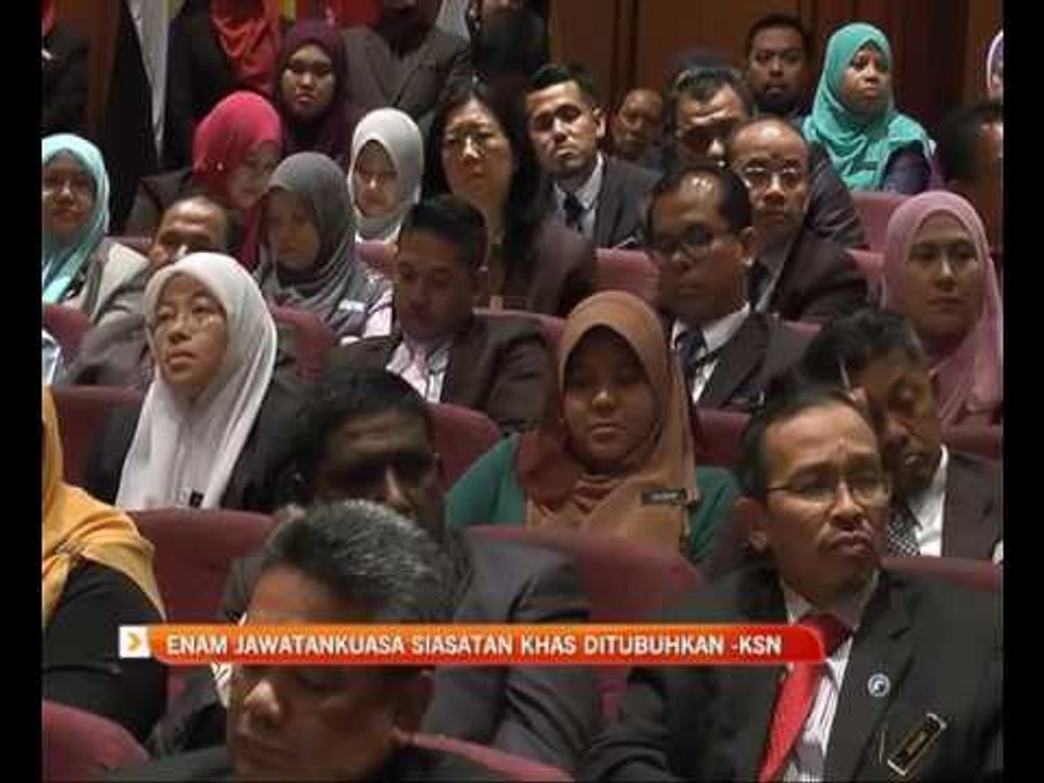 Enam jawatankuasa siasatan khas ditubuhkan - KSN