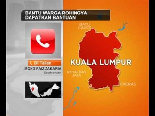 Bantu warga Rohingya dapatkan bantuan