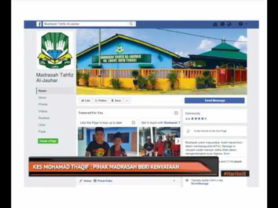 Kes Mohamad Thaqif - Pihak madrasah beri kenyataan