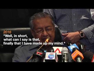 Télécharger la video: Bukan kali pertama Tun Mahathir keluar UMNO