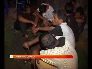 17 individu ditahan di Setapak