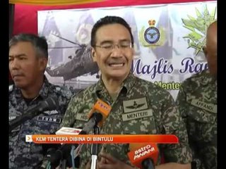 Kem tentera di dibina di Bintulu