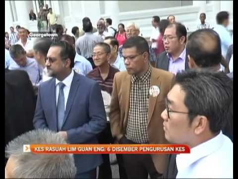 Kes rasuah Lim Guan Eng: 6 Disember pengurusan kes