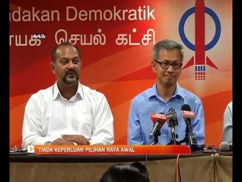Tiada keperluan pilihan raya awal