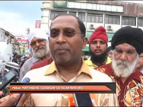 Perak pertimbang cadangan caj jalan raya (RC)