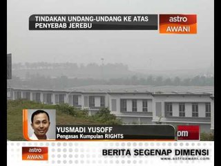 Tindakan undang-undang  ke atas penyebab jerebu