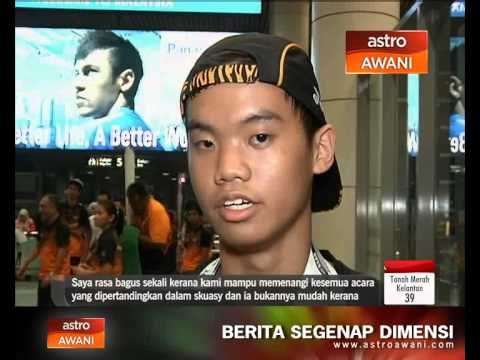 Kontinjen Komanwel remaja cipta sejarah