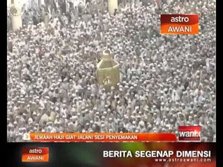 Jemaah haji giat jalani sesi penyemakan