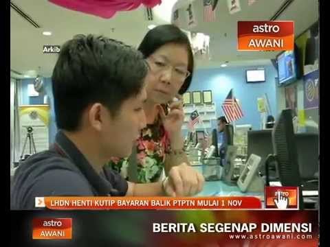 LHDN henti kutip bayaran balik PTPTN mulai 1 November