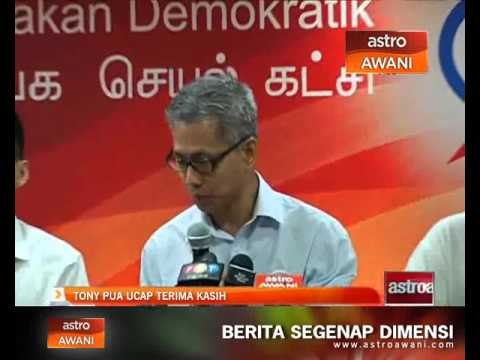 Tony Pua ucap terima kasih