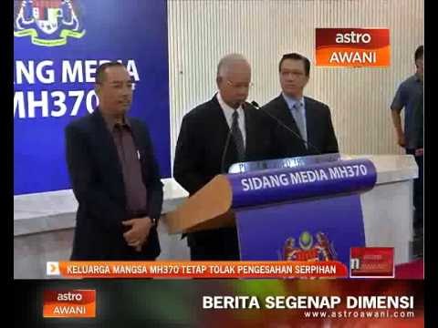 Keluarga mangsa MH370 tetap tolak pengesahan serpihan
