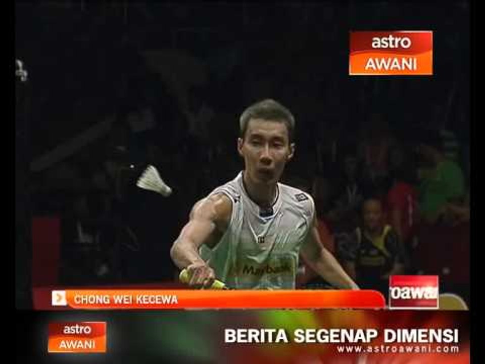 Lee Chong Wei kecewa