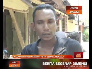Nelayan parah disambar petir semasa menjala