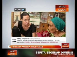Foto palsu Angelina Jolie di Sabah