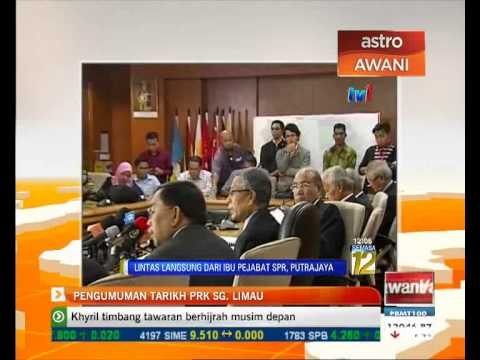 SPR umum tarikh Pilihan Raya Kecil DUN Sg. Limau