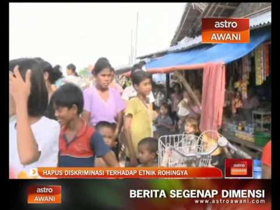 Hapus diskriminasi terhadap etnik rohingya