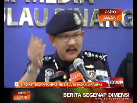 Sindiket dadah tumpas, RM1.5 juta dadah dirampas