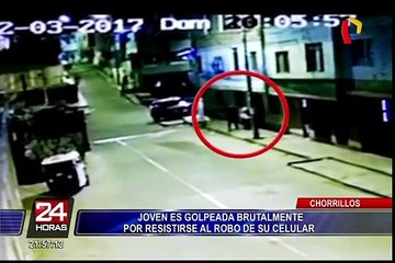 Chorrillos: delincuentes atacan salvajemente a joven que se resistió a robo
