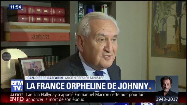 Mort de Johnny Hallyday: Jean-Pierre Raffarin salue sa générosité humaine et vitale
