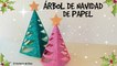 Árbol de Navidad de Papel, Manualidades para Navidad, Paper Christmas Tree, Pino de Navidad
