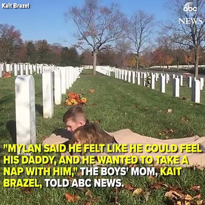 2017Rrëfimi i prekshëm, i dy fëmijëve të cilët çdo ditë rrinë me orë të tëra tek varri i babait të tyre (