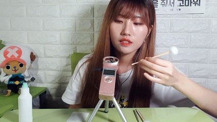 [레블ASMR] 솜털귀이개 나무귀이개 이어클리닝 | zoomh1| ear swab ear cleaning