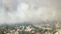 Aerial Footage Shows 'Unbelievable Conditions' as Creek Fire Burns in LA