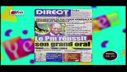 RUBRIQUE REVUE DES TITRES avec IBOU DIOUF dans Yeewu Leen du 06 Décembre 2017