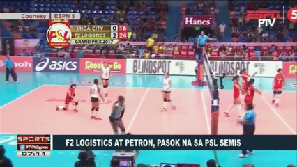 SPORTS BALITA: F2 Logistics at Petron, pasok na sa PSL Semis