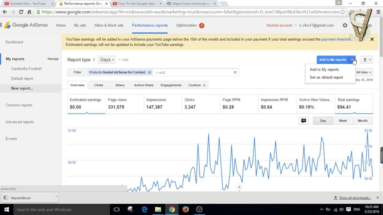 ហេតុអ្វី Google Adsense មិនមានលុយ, Why Google Adsense Havent Money Speak Khmer