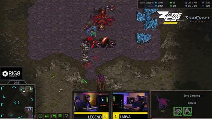 Un joueur de StarCraft explose son adversaire en jouant avec les pieds MDR