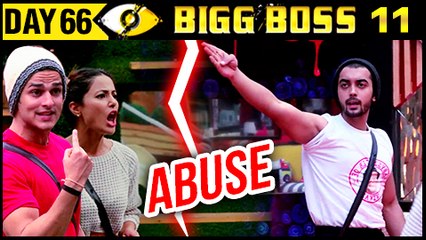 Hina Khan & Priyank Sharma ABUSE Luv | Bigg Boss 11 Day 66 | 6th December 2017 Full Episode Update