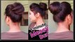 1 Min Messy Bun with Bunstick Everyday hairstyles for school college work indian hairstyles