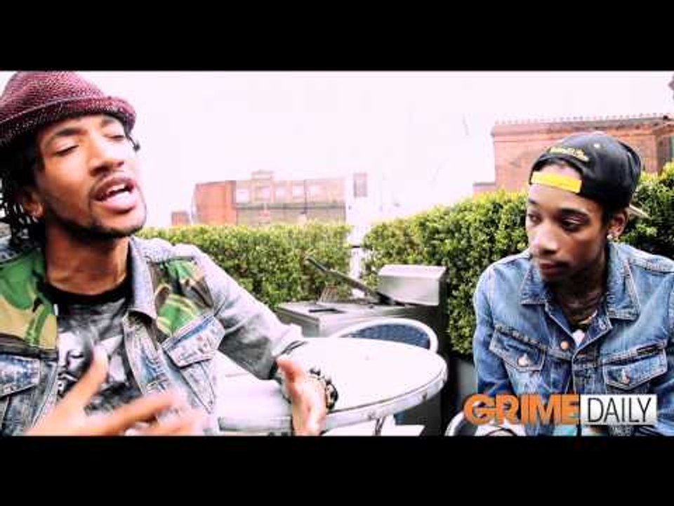 [GRIMEDAILY] WIZ KHALIFA - TULISA, LISTENS TO GHETTS & GETS J SPADES' MIXTAPE!