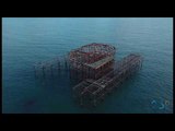 Drone Captures Attractions Around the Beautiful Brighton Pier