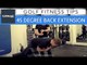 Golf Fitness Series: Tip 3 - 45 degree back extension