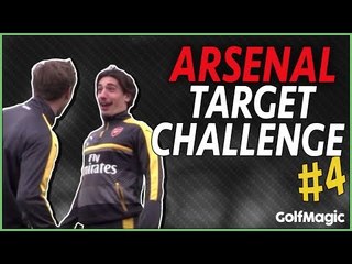 Footgolf with arsenal stars Bellerin, Monreal and Cech: Golf Challenge