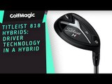 Titleist 818 hybrids: driver technology in a hybrid