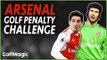 Golf Challenge with Arsenal: Cech best penalty saves v Bellerin and Monreal