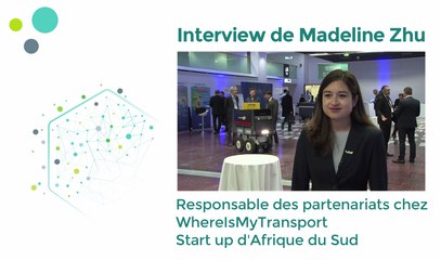 Assises de la mobilité : interview de Madeline Zhu, de la start up WhereIsMyTransport