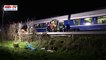 2017-12-05 Meerbusch: Zugunfall auf offener Strecke - Mehrere Personen verletzt - Strecke gesperrt