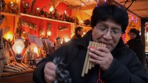 Marché de Noël de Mulhouse (1/6): les flûtes boliviennes de Massiko