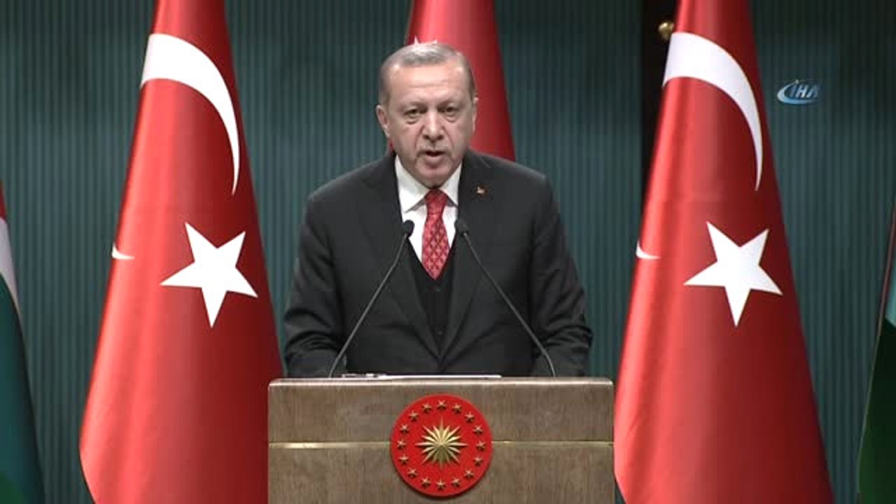 Cumhurbaşkanı Recep Tayyip Erdoğan: "Kudüs'ün Statüsü Konusunda Atılacak Yanlış Bir Adım Tüm İslam...