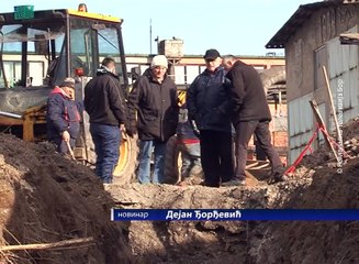 Saniran najveći kvar na vrelovodu ove sezone, 6. decembar 2017. (RTV Bor)